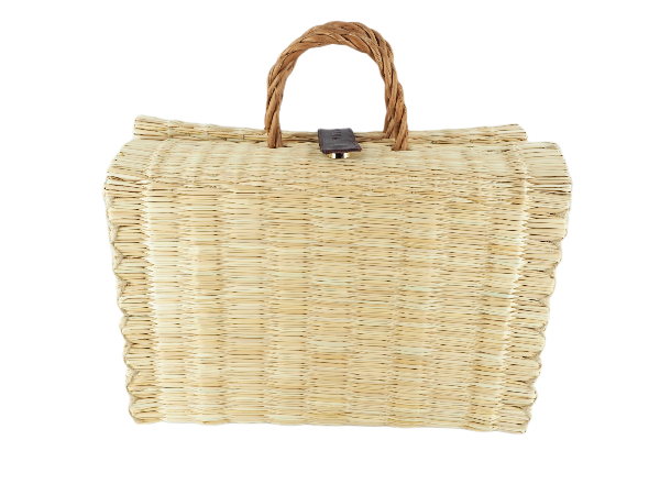 handmade reed basket- OLIVA