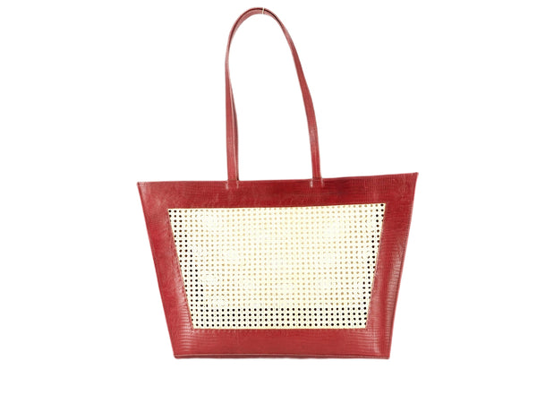 DARK RED SOLE TOTEBAG & CLUTCH | 2 BAGS IN 1